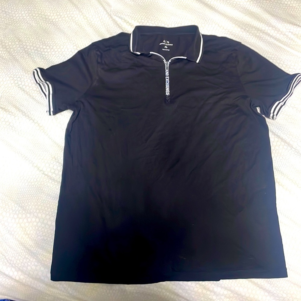 Armani Exchange Zip Polo